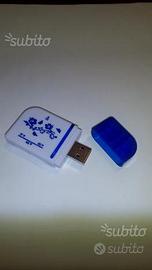 Chiavetta USB 2.0 lettore schede SD TF M2 MS
