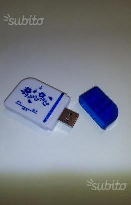 Chiavetta USB 2.0 lettore schede SD TF M2 MS