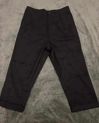Pantaloni cropped neri Bonsai uomo