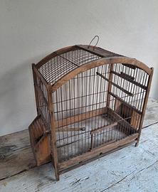 gabbietta per uccellini antica