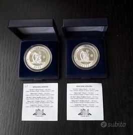 ARGENTO 25 e silver ecu IRLANDA 1992 PROOF _LEGGI