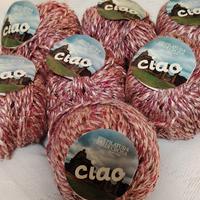 5 gomitoli di filato misto lana, cotone, viscosa