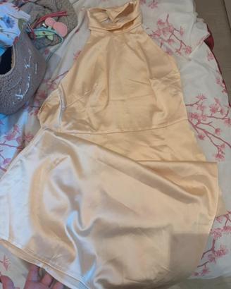 vestito lungo in seta