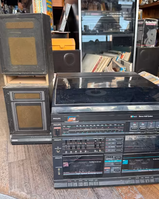 impianto hi fi integrato philips  f1463 stereo