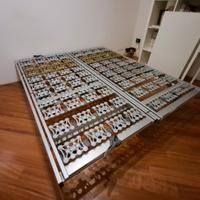 Sistema letto ortopedico motorizzato. Doghe