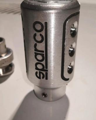 Pomello sparco in alluminio 