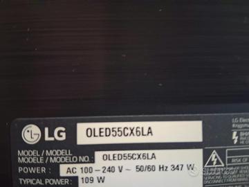 TV LG OLED modello OLED55CX6LA