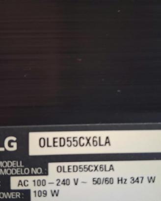 TV LG OLED modello OLED55CX6LA