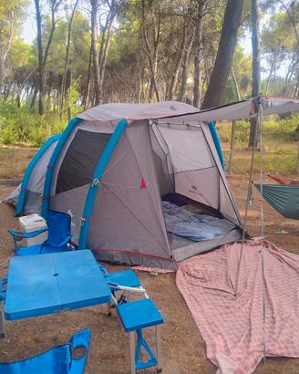tenda decathlon quechua air seconds family 4.1 xl