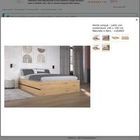 Letto contenitore 140x190 NUOVO