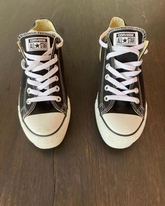 Converse All Star donna nere platform tg 40