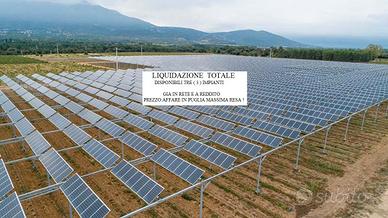 Terreno con impianto fotovoltaico