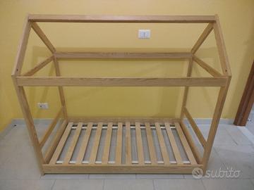 Letto scandinavo a casetta per Bambini