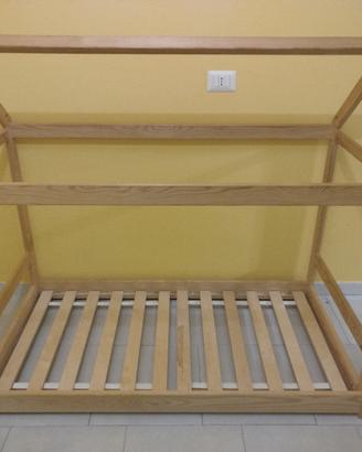 Letto scandinavo a casetta per Bambini