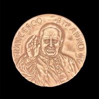 medaglia oro 18kt  giubileo della misericordia