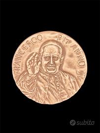 medaglia oro 18kt  giubileo della misericordia