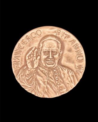 medaglia oro 18kt  giubileo della misericordia