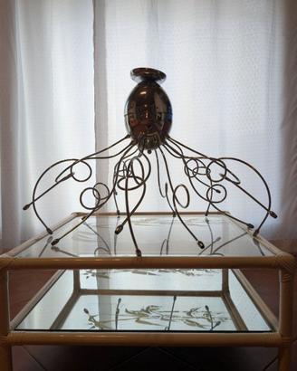 Lampadario in acciaio F.L.A.P.