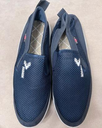 Scarpe Mocassini uomo blu