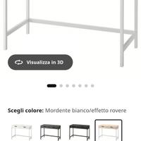 Scrivania con cassetti Alex