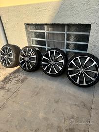 Cerchi mak 19 con gomme invernali vw/audi/seat