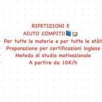 Ripetizioni e aiuto compiti Bassano del Grappa