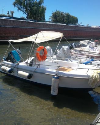 Barca Open 470 + Motore 40 cv Evinrude 737