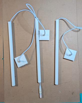Lampade di Design a Tubo (Set di 3)
