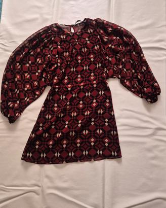 Vestito Zara fantasia geometrica