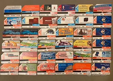 Schede telefoniche italiane e straniere + omnitel