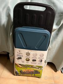 Barbecue a carbonella richiudibile