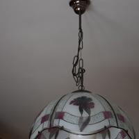 Lampadario e coppia di abat-jour coordinate