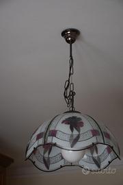 Lampadario e coppia di abat-jour coordinate