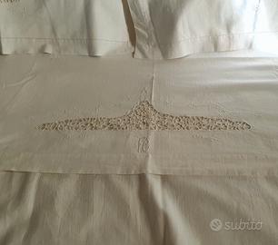 lenzuolo  matrimoniale  con federe