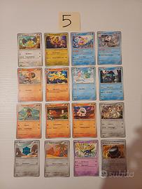 lotto carte pokémon  16 carte 