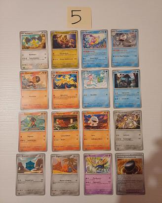 lotto carte pokémon  16 carte 