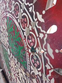 Opera con base acrilica e doppia visione del giorn