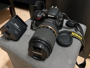 Nikon D5100 + 4 Obiettivi + Flash + Accessori