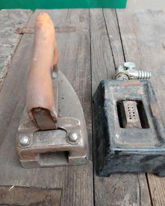 Ferro da stiro con fornelletto  a gas