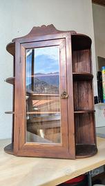 Vetrinetta vintage in legno