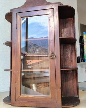 Vetrinetta vintage in legno