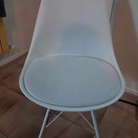 4 sedie bianche da cucina
