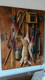 Set 3 Dipinti su Tavola Legno