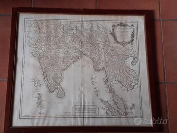 India Tibet carta geografica 1751