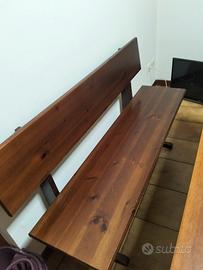 Tavolo cucina panca e sedie