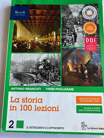 Libro scolastico: La storia in 100 lezioni Rizzoli