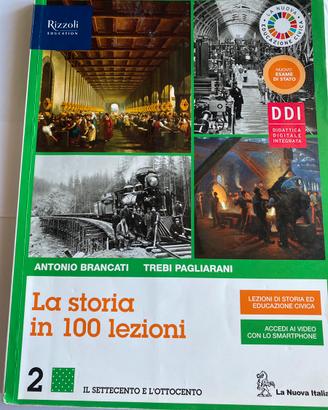 Libro scolastico: La storia in 100 lezioni Rizzoli