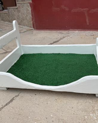 Sdraietta per cani in legno