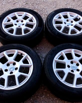 cerchi e gomme 17 originali jeep 