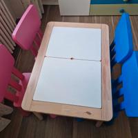 Tavolo ikea bambini e 4 sedie